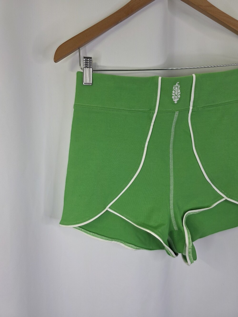 Free People Movement Court Sport Combo Kelly Mini Shorts Sheen Green Size Medium - Picture 3 of 16